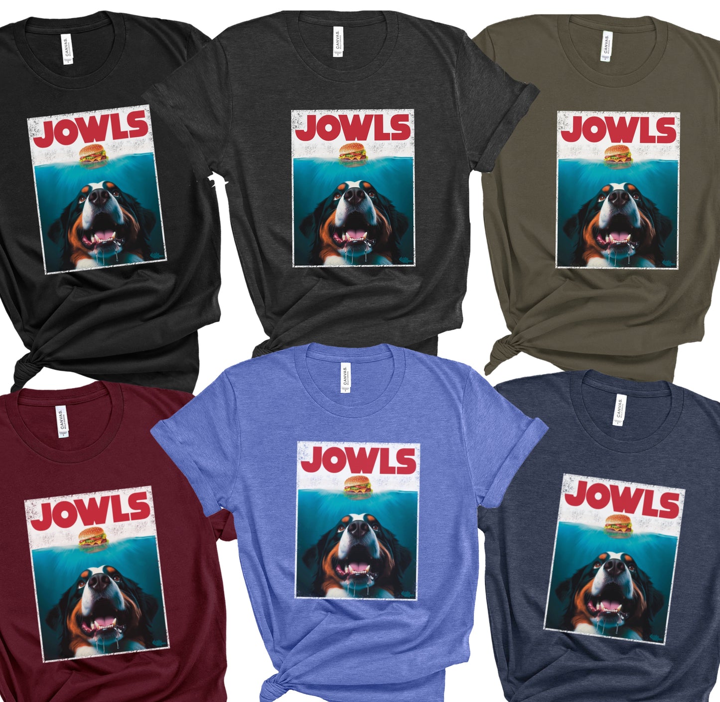 Funny Bernese Mountain Dog Jowls T-Shirt