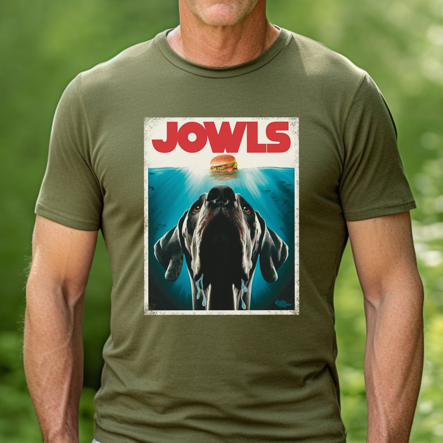 Funny Great Dane Jowls T-Shirt