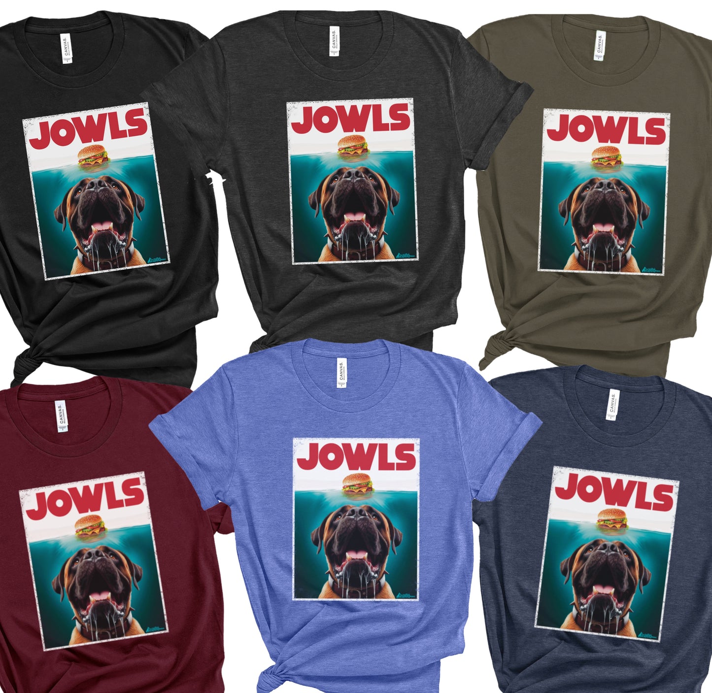 Funny Mastiff Jowls T-Shirt