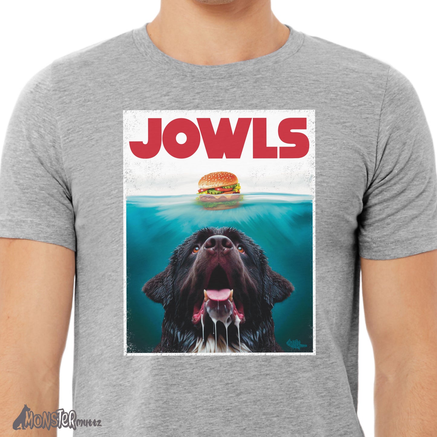 Funny Newfoundland Dog Jowls T-Shirt