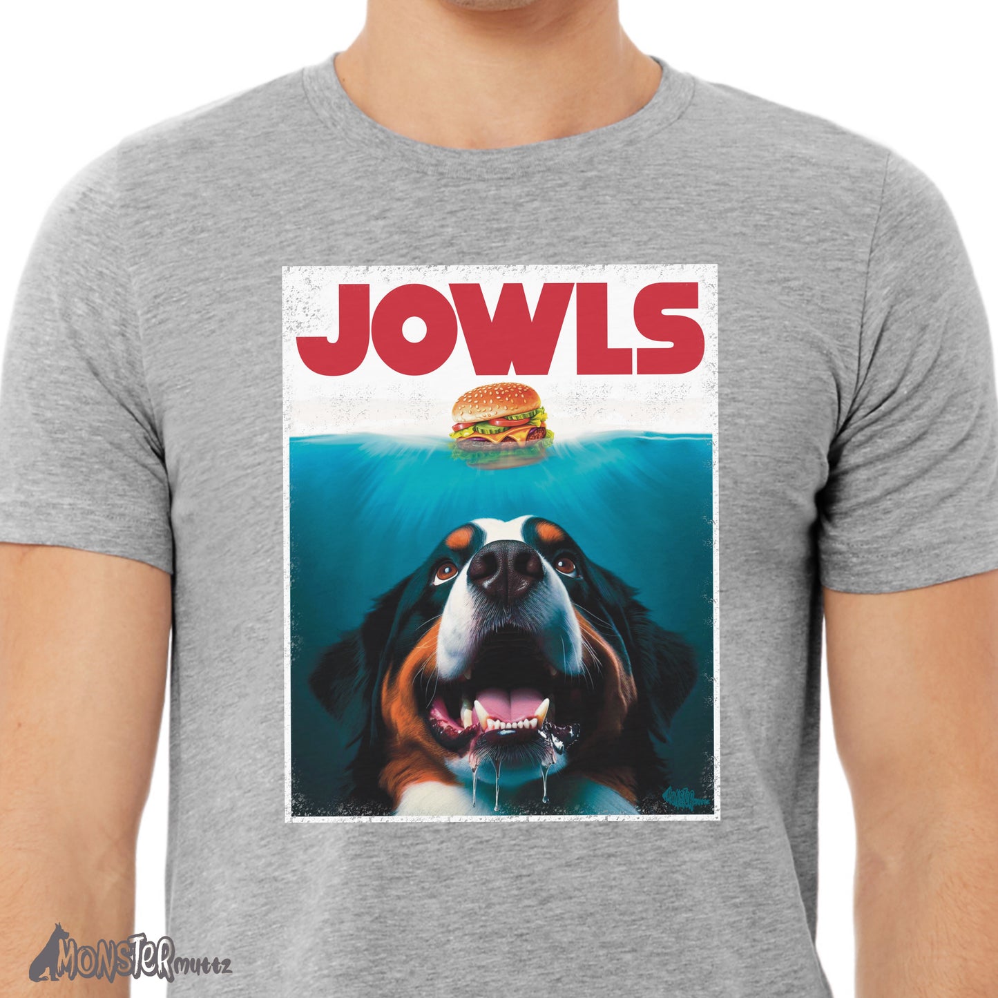 Funny Bernese Mountain Dog Jowls T-Shirt