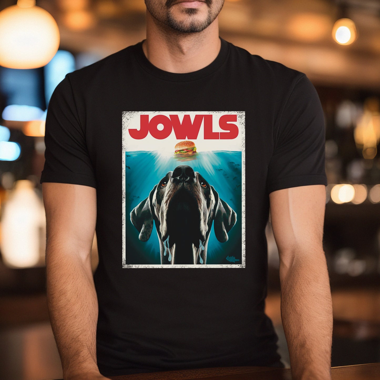 Funny Great Dane Jowls T-Shirt