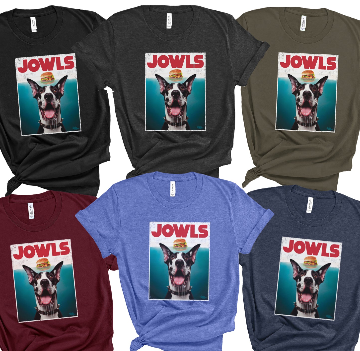 Funny Great Dane Jowls T-Shirt