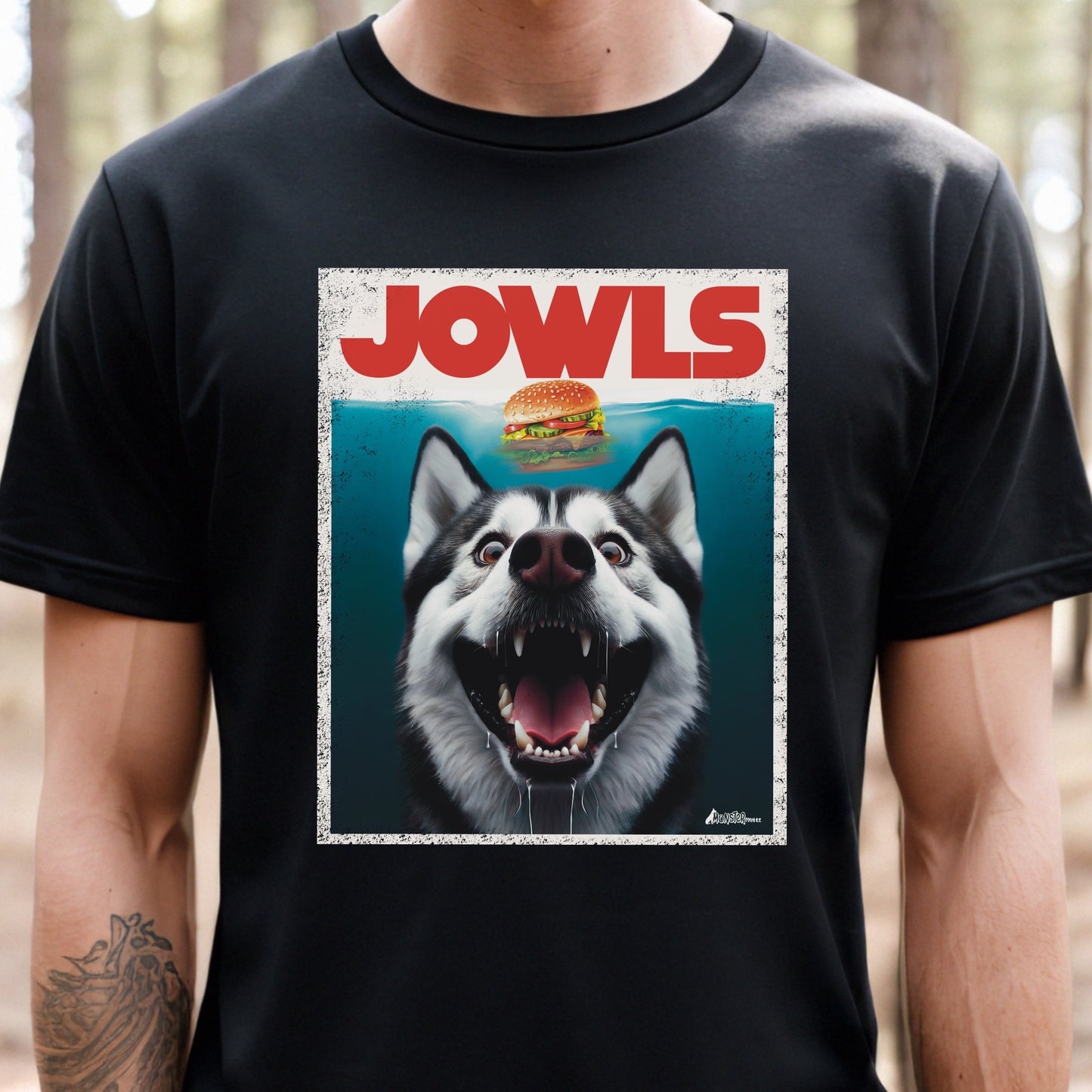 Funny Siberian Husky Jowls T-Shirt