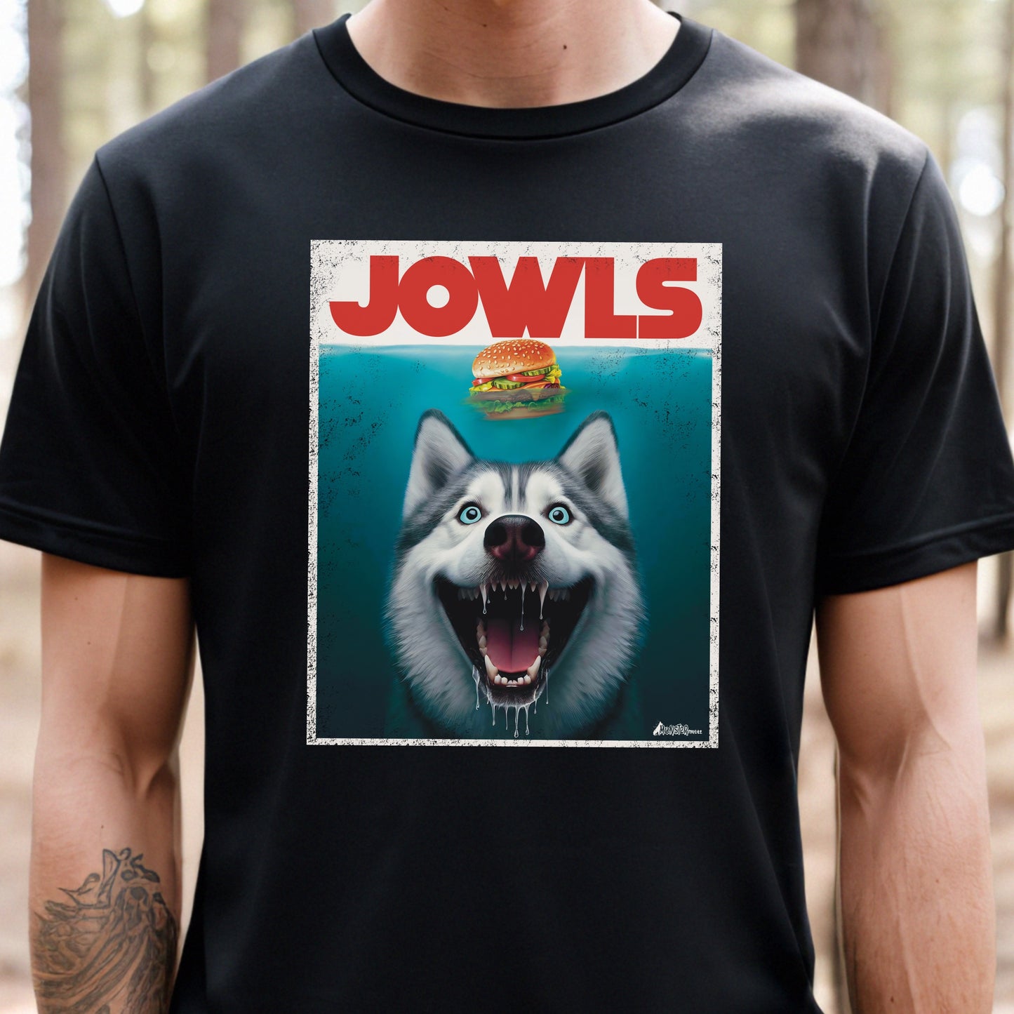 Funny Siberian Husky Jowls T-Shirt