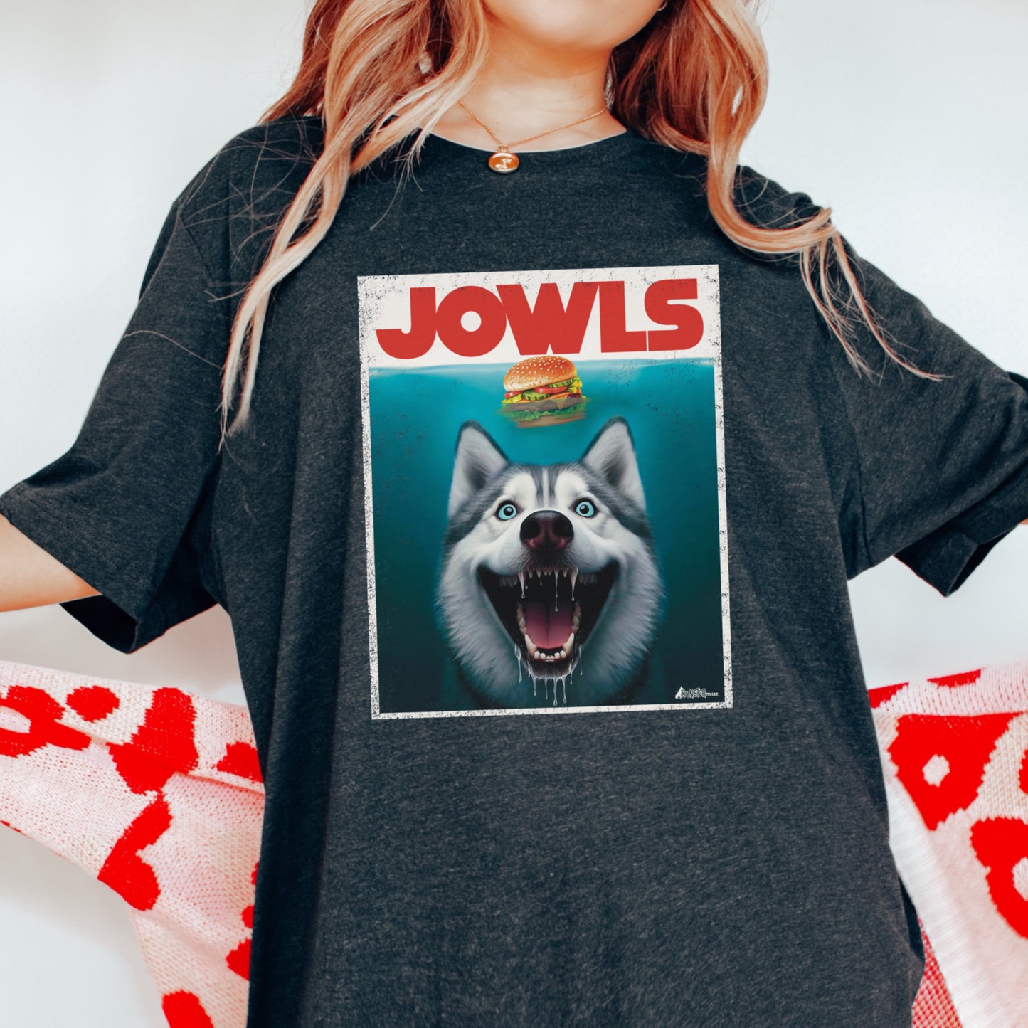 Funny Siberian Husky Jowls T-Shirt