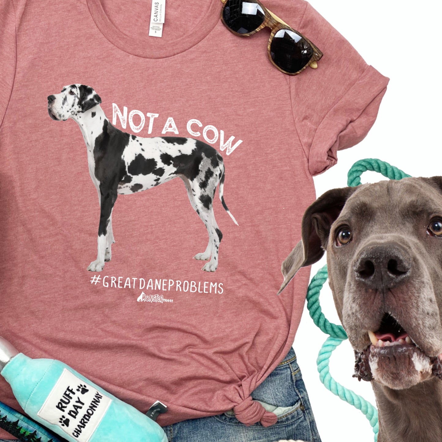 Not a Cow Great Dane T-Shirt