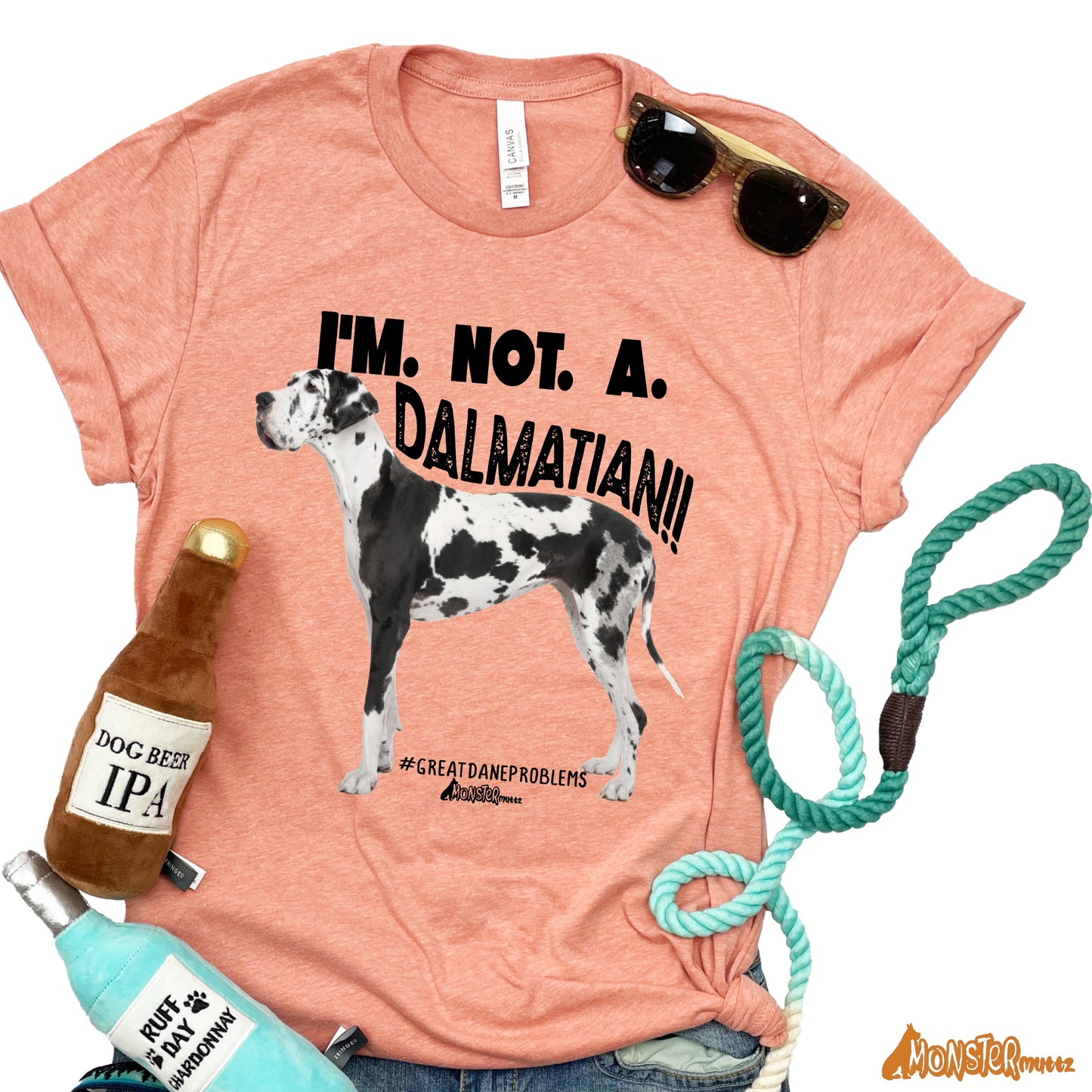 Not a Dalmatian Great Dane T-Shirt